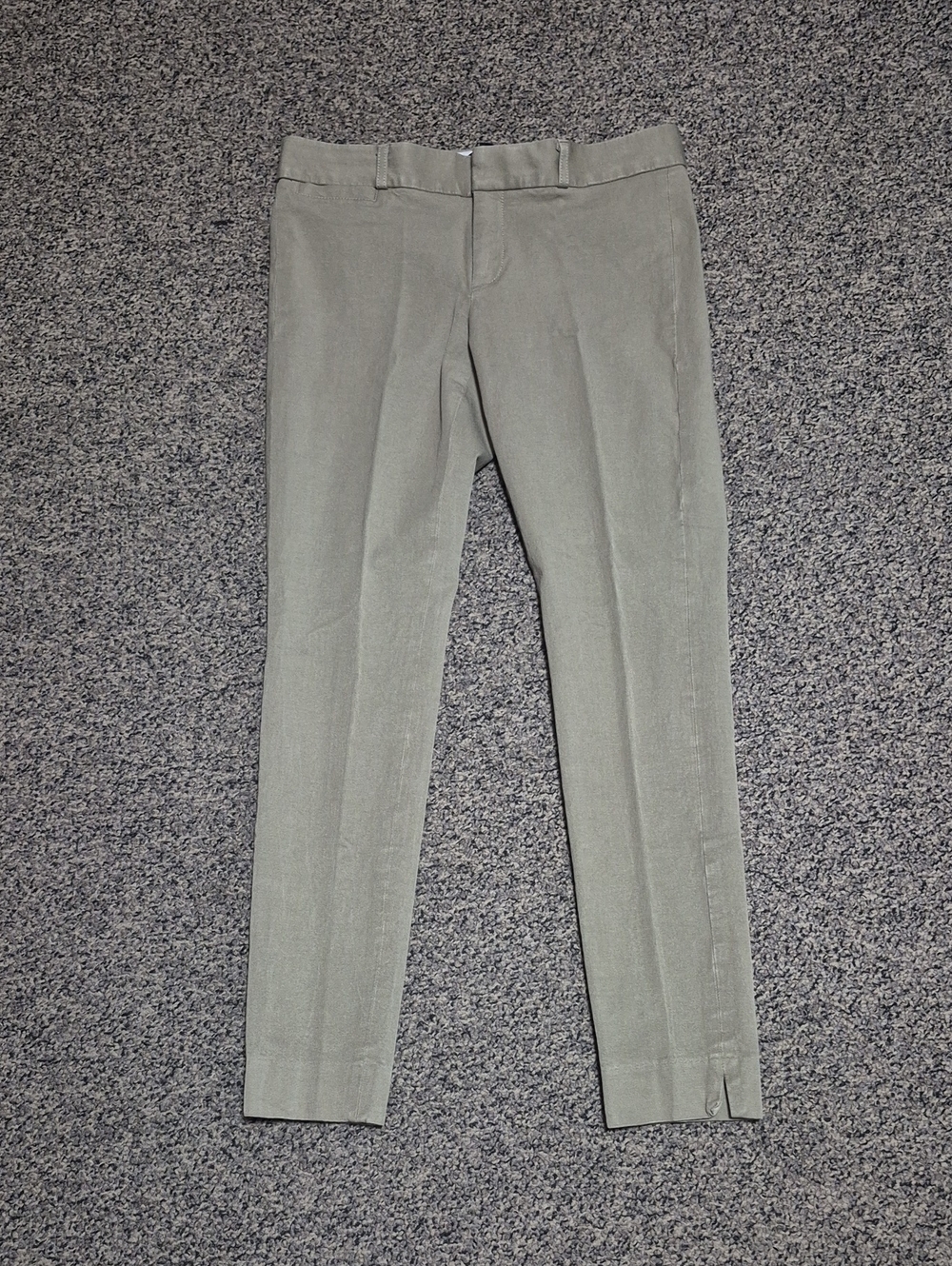 Banana Republic Women's Sage Green Slim Ankle Trousers